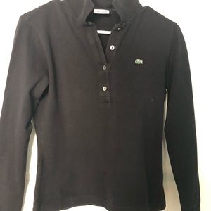 Black Authentic Lacoste long sleeve